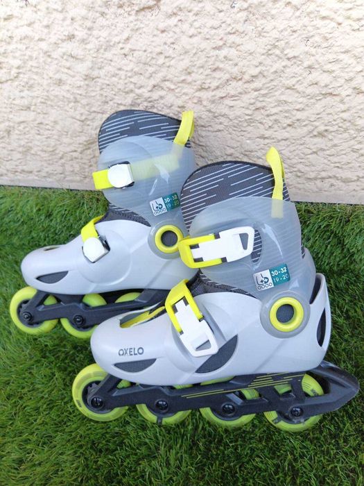 Страхотни детски ролери Oxelo Play 5 (Decathlon) – р-р 30-32 (буквално нови!)