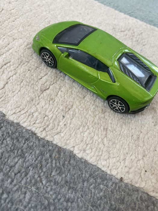 Зелена количка за игра на Lamborgini