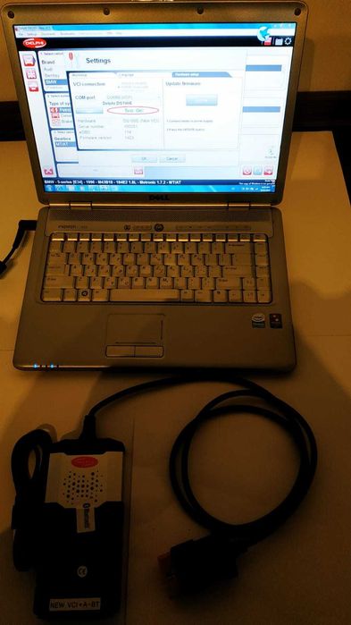 Tester auto Universal Delfi 12/24v + Laptop, Turisme si Camioane Full Activ diagnoza auto in limba romana, totul instalat si functional service auto