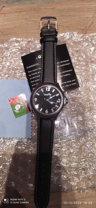 Часовник Oxette Men's Special Black Leather 323