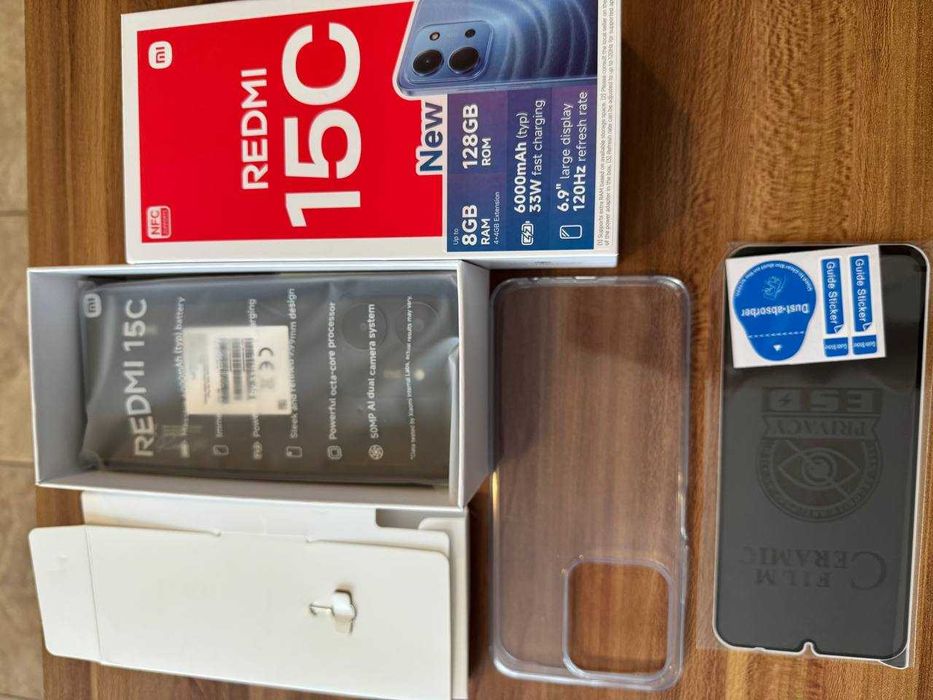 Xiaomi Redmi 15C – 4GB RAM / 128GB памет – ЧИСТО НОВ! (Black)