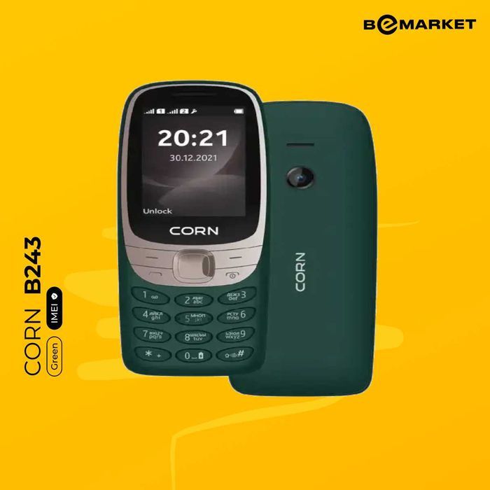 Сотовый телефон Corn M243, Green