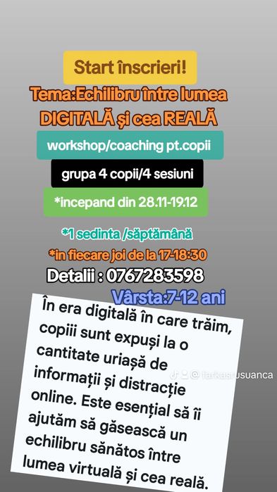 Dezvoltare personală pentru adulți și copii!