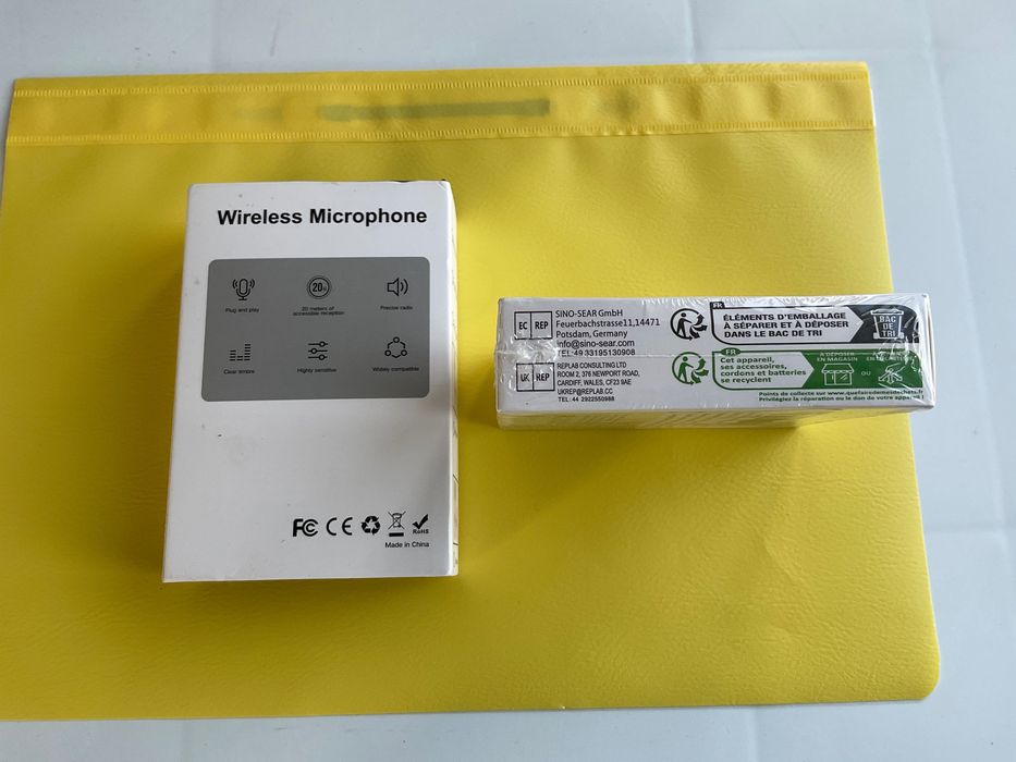 Безжичен петличен микрофон K60, шумопотискащ запис .