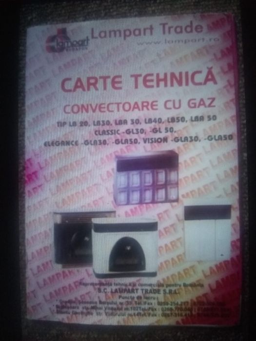 Convector  pe gaz