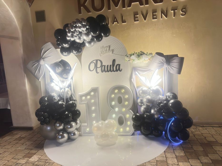 Decor nuntă botez Arad | Decor sală, biserică, curte | Prețuri avantajoase