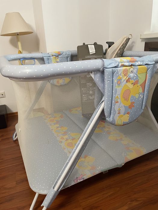 Манеж+кроватка
