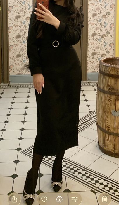 Продам черное элегантное платье!