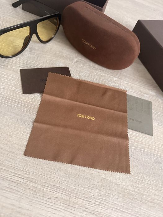 Ochelari Tom Ford Pilot Ochelari de soare Galben Negru Negri Bronson