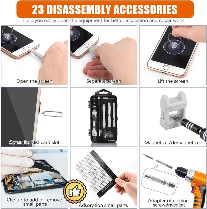 Прецизни отвертки 110 части