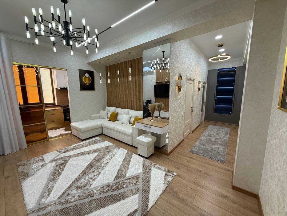 НОВОСТРОЙКА! НОВАЯ 3х ком кв-ра Никто Не Жил! Метро Новза, Хамза ID02