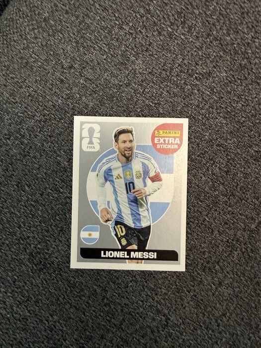 Messi Extra Sticker Silver