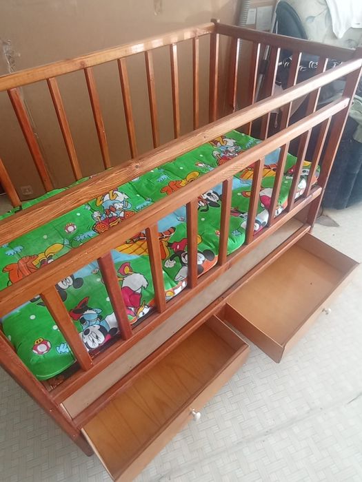 Продам детскую коляску, кроватку