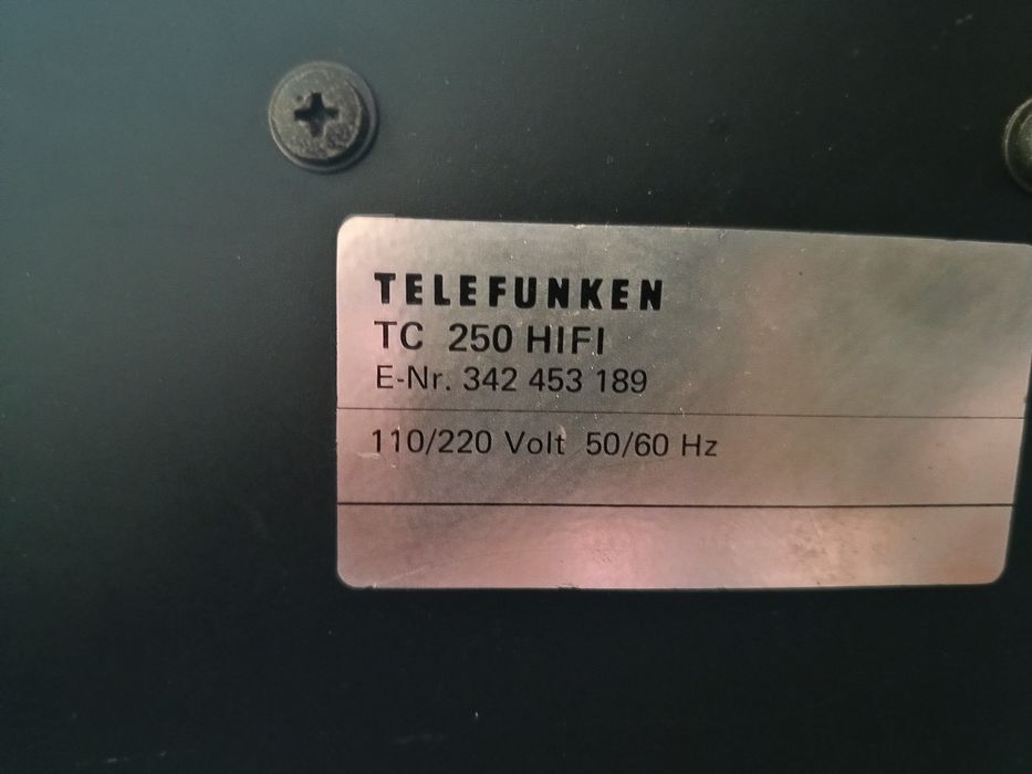 Касетен Дек Telefunken TC 250, Telefunken TC 400,Amstrad 7070.