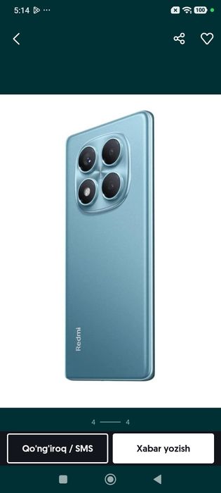 Assalomu alaykum Redmi Note 14 Pro sotiladi kamplekt