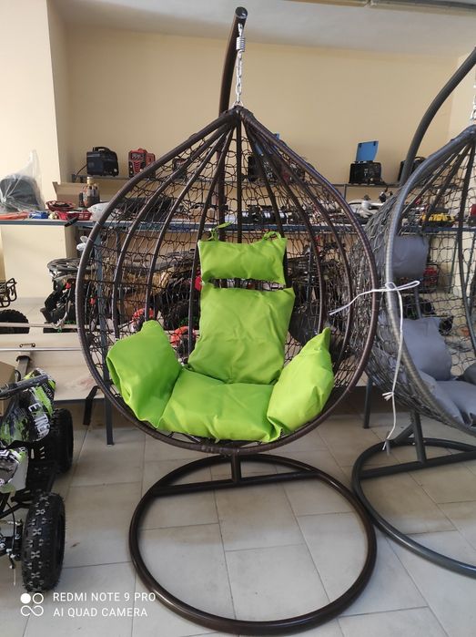 Градинска ратанова люлка тип хамак