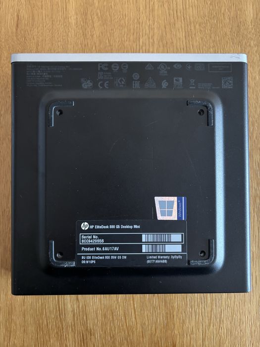 Мини компютър HP EliteDesk 800 G5 Mini Core i5 9600T