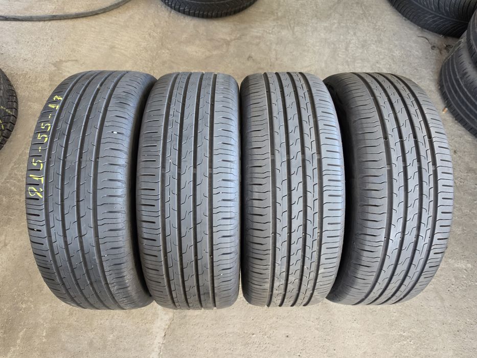 4 Броя 215/55/17 Continental 2x6,5mm 2x6,2mm 24dot