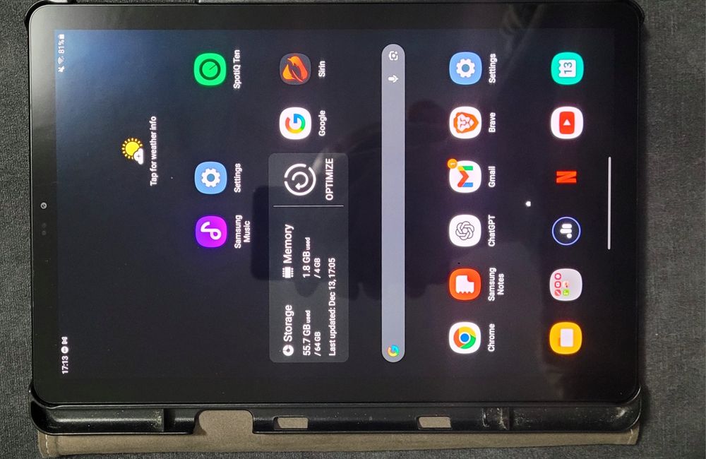 Samsung Galaxy Tab S4 – Perfectă, cu stylus + husă – 499 lei
