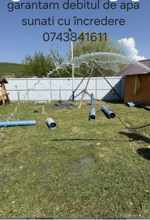 Foraje puturii apa potabila