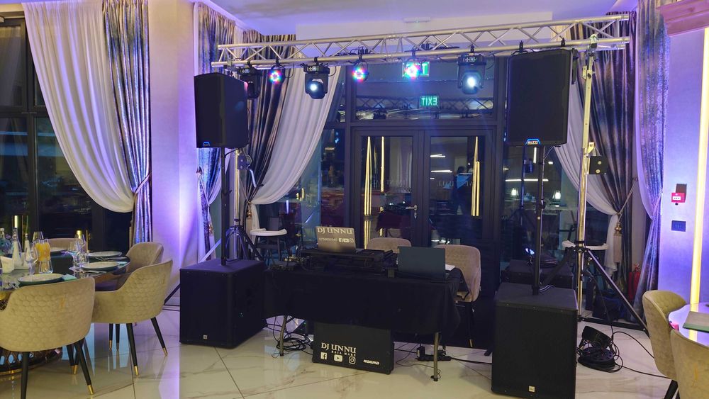 Dj UNNU - Sonorizare, efecte lumini, fum greu