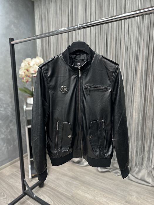 Geaca Piele. Philipp Plein. Premium/TopQuality