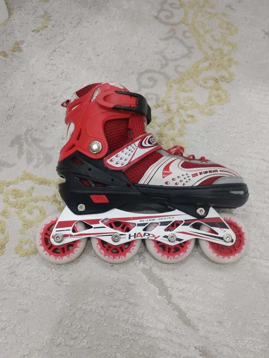 Ролики красный цвет