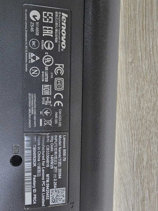 Распродажа ноутбуков Lenovo B50-70