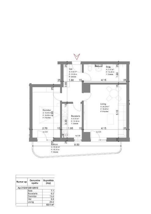 Etaj 4/10 -Bloc nou -Alexandru -Arcadia -2 camere decomandat-intabulat