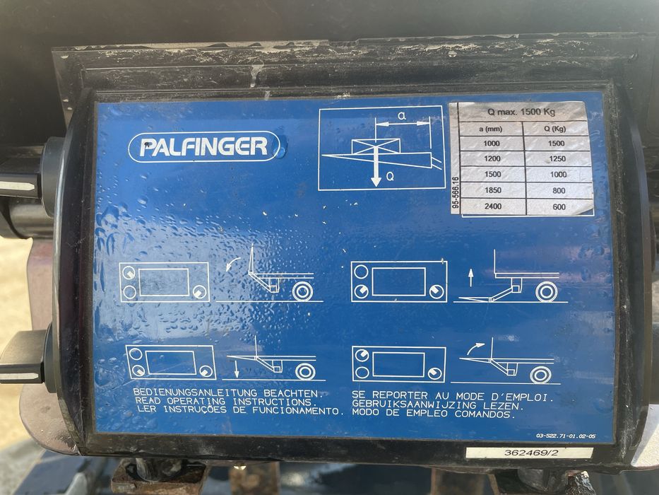 Падащ борд Palfinger