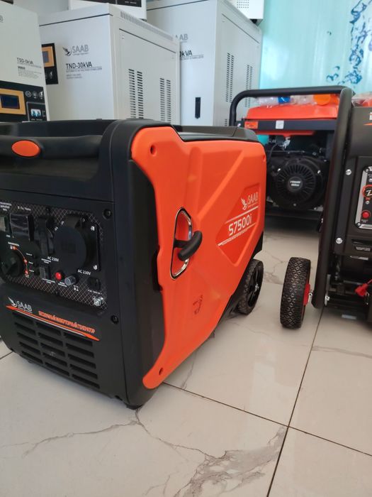 Generator dvijok  генератор бесшумный инвертор движoк  5кв АВР