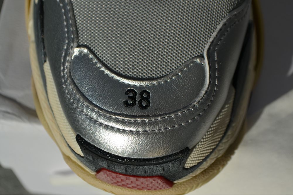 Balenciaga Triple S Silver/ white/ bone