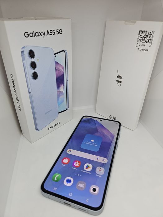 Samsung Galaxy A55 128Gb/8Ram с Гаранция - проверен