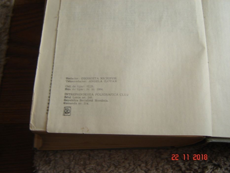 Dictionar Englez-Roman XXL anul 1984