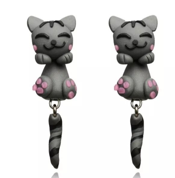 Обеци с животинки