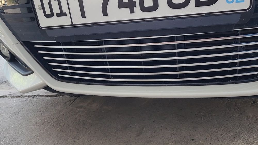 Honda Crider никель решетка облицовки, защита радиатора