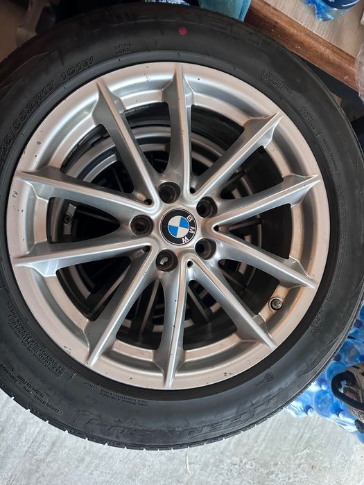 Vand set jante aluminiu BMW+ 8 cauciucuri vara/ iarna