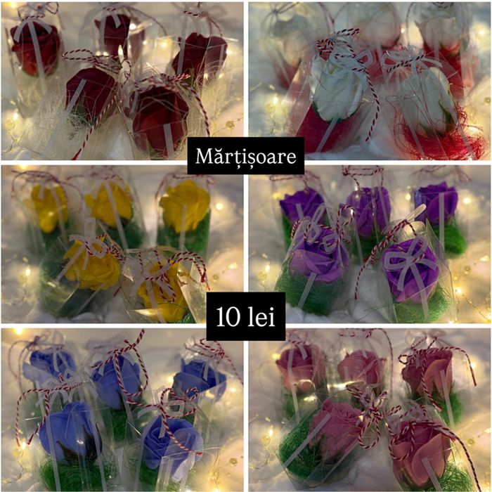 Cutii trandafiri de săpun