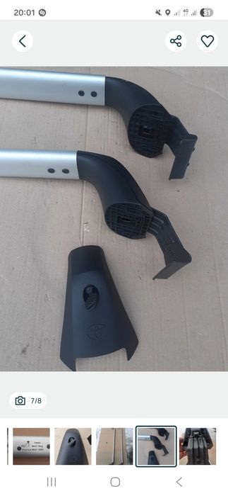 Barii portbagaj Original Toyota verso 2012-2018