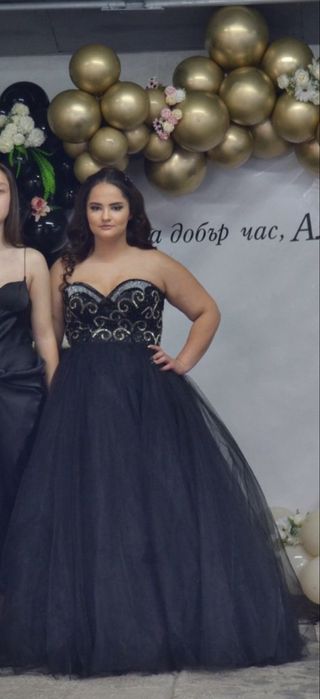 Черна бална рокля Stoqn Radichev