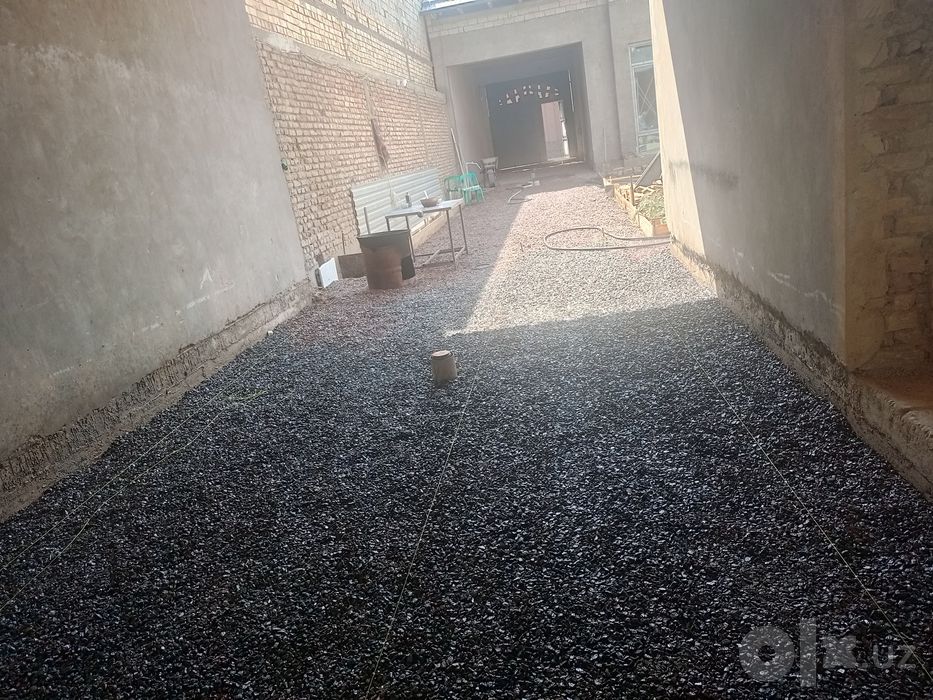 Tom yopish, beton ishlari