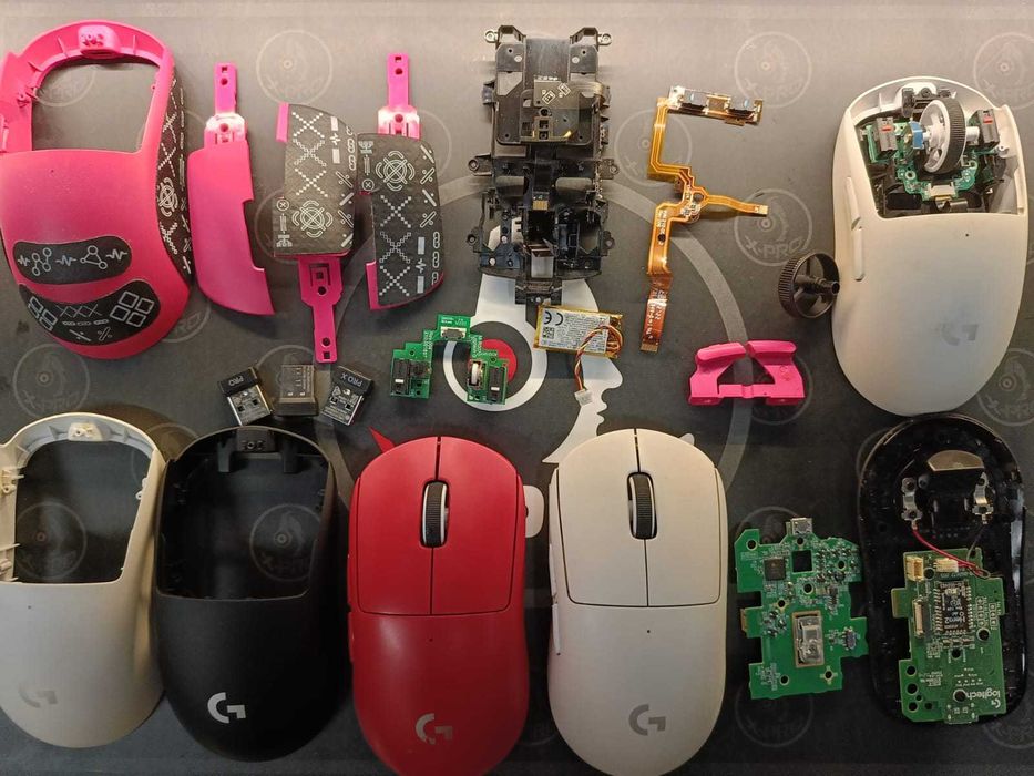 Ремонт мышек logitech, g pro superlight, superlight 2, logitech dex