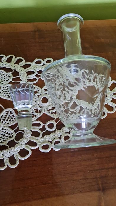 Sticla de cristal, Romania, fabrica Turda