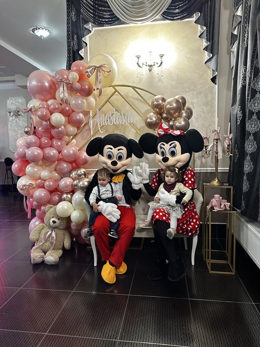 Animație- Jocuri- Pictură pe față- Colț de joacă- Tobogan gonflabil