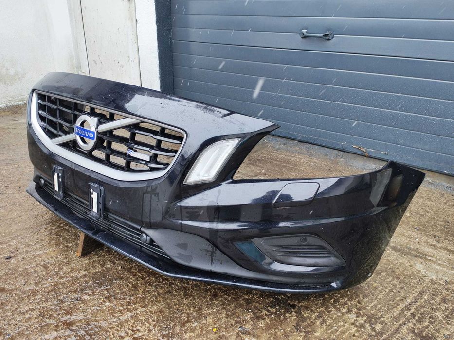 Bara fata spoiler OEM Rdesing VOLVO S60 V60 2010 - 2013 negru 452 - 46