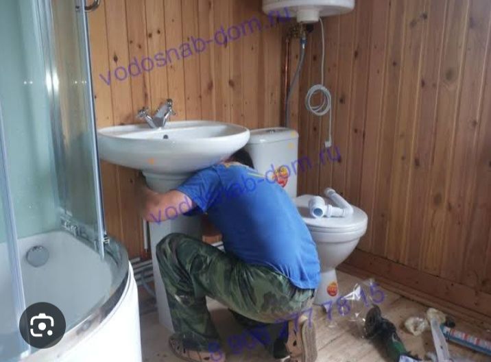 Установка Вана унитаз раковина