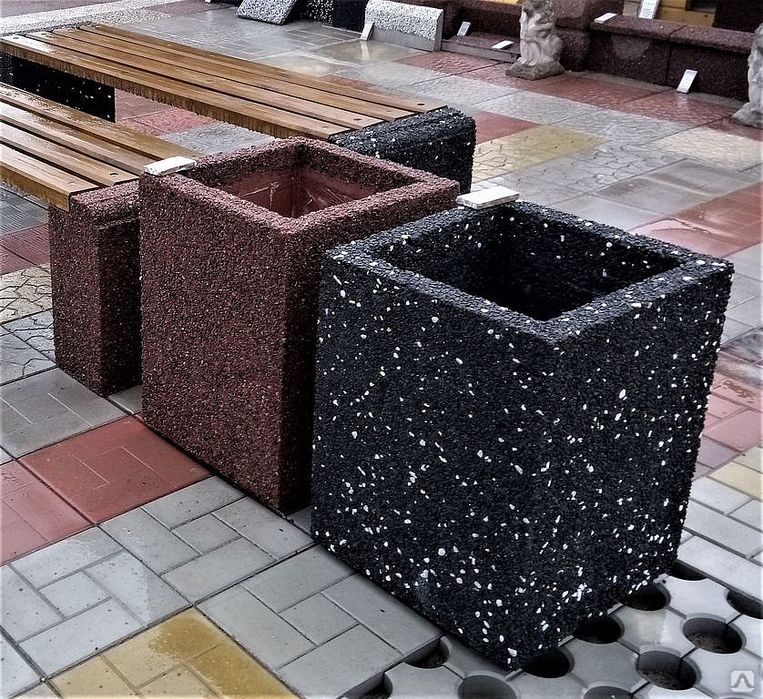 Скамейки урны вазоны мрамор