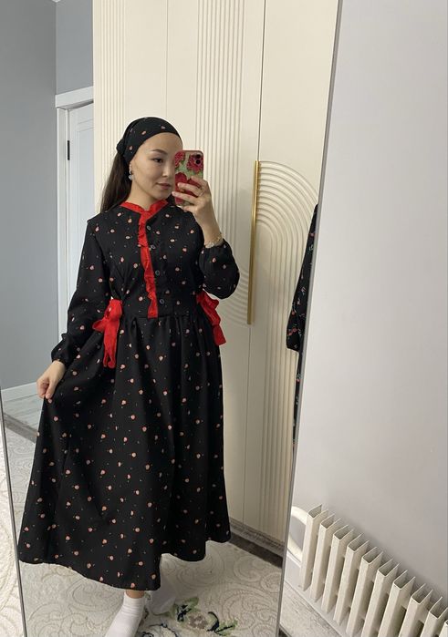 Лен, бамбук платья