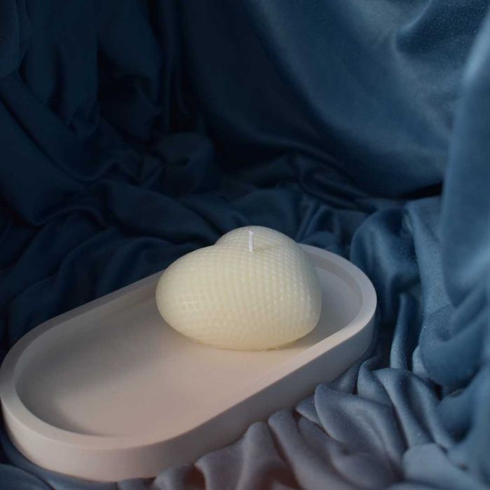 Соева свещ и поставка за бижута