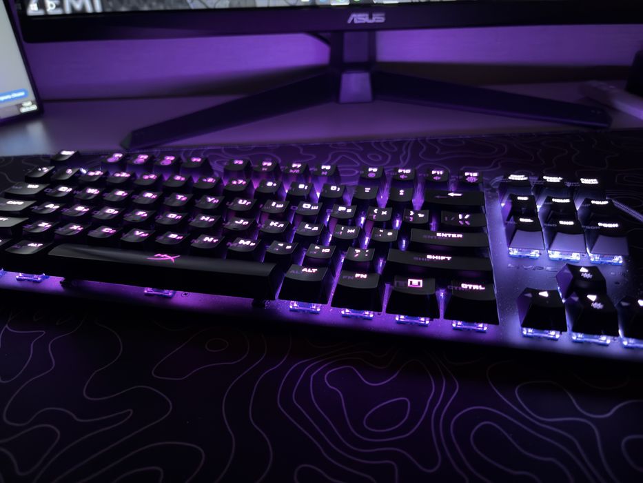 Клавиатура HyperX alloy origins core blue switch